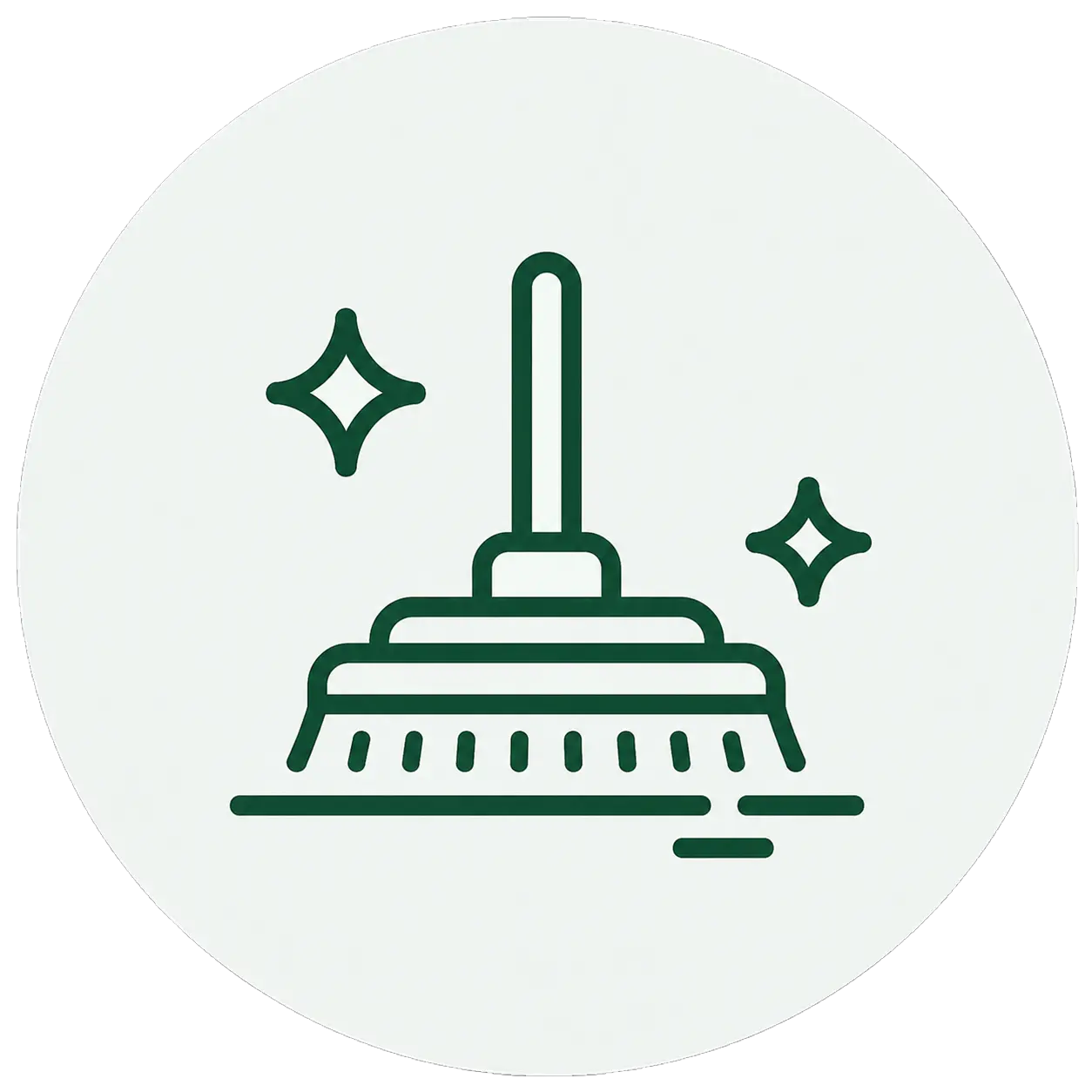 Complete floor care icon