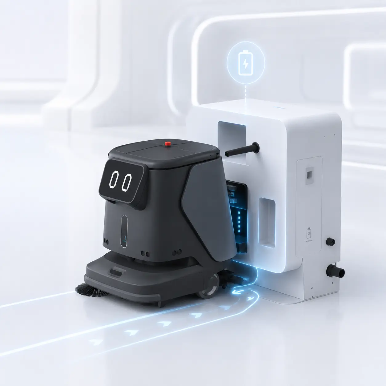 PUDU CC1 auto charging station