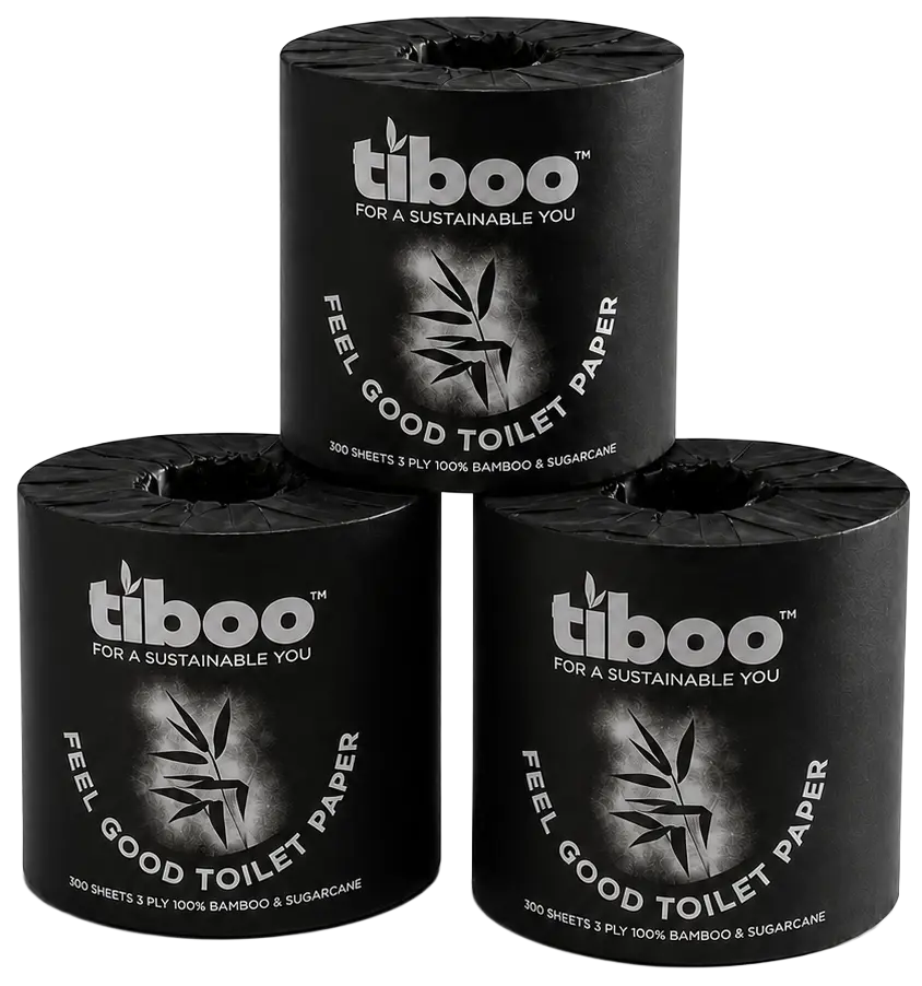 Tiboo Luxury Sugarcane Toilet Paper