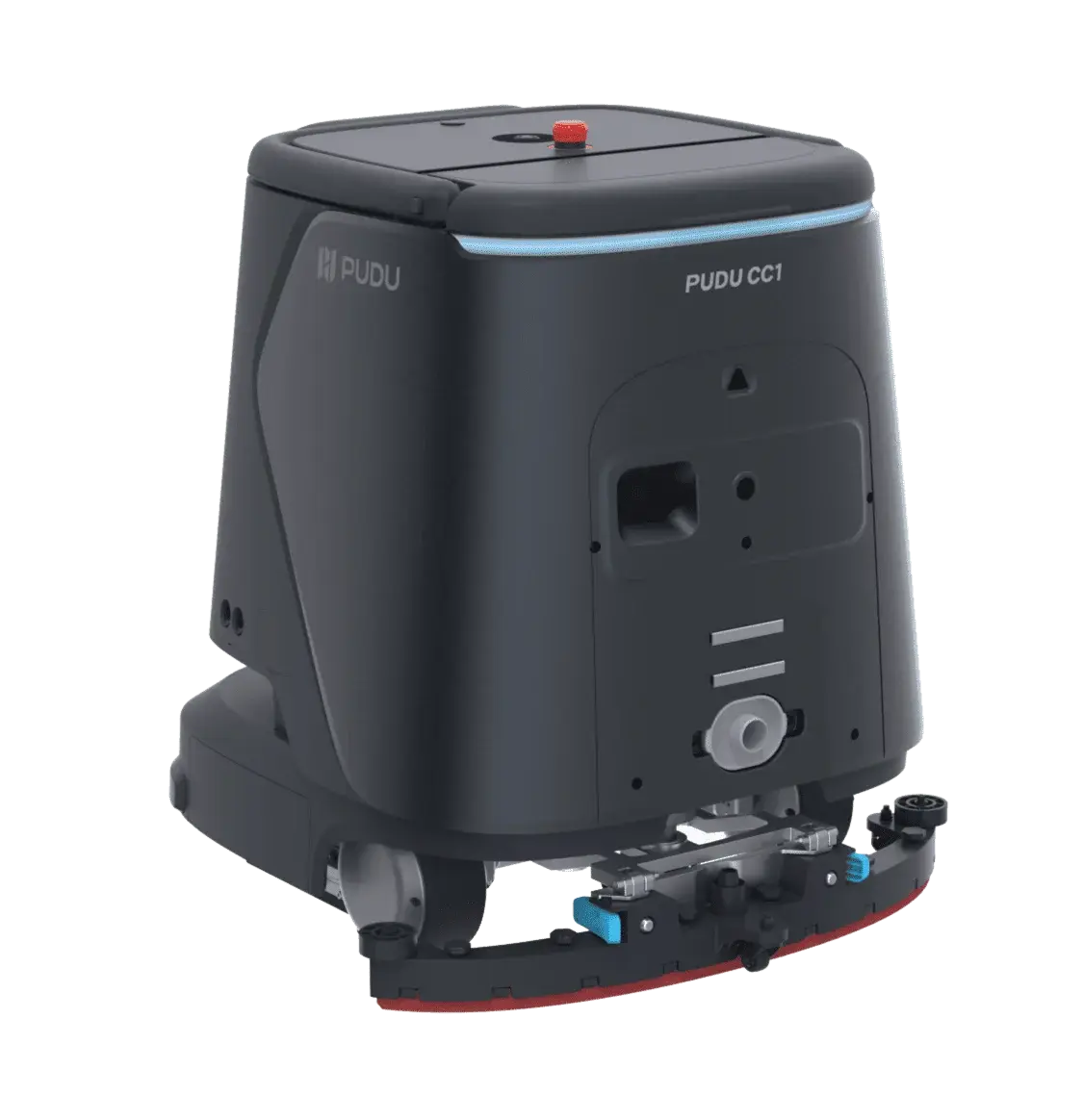 PUDU CC1 Autonomous Scrubber Dryer back view