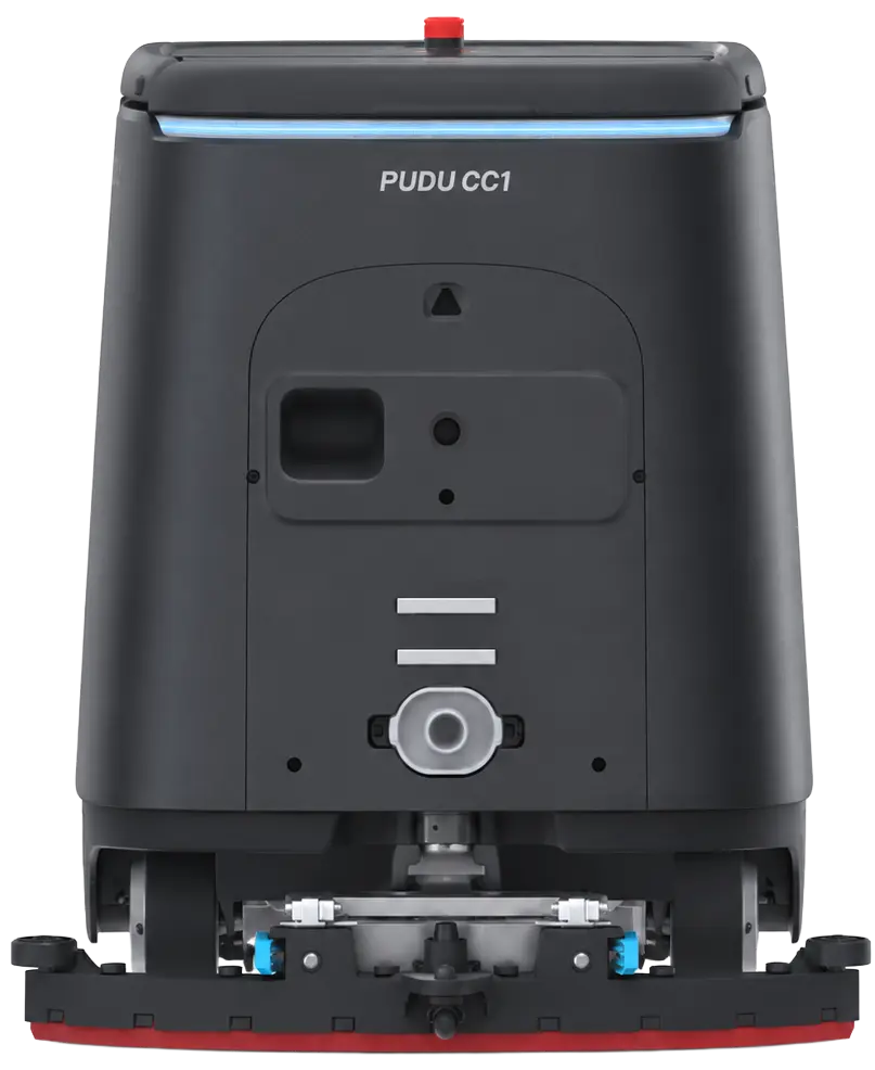 PUDU CC1 Autonomous Scrubber Dryer back