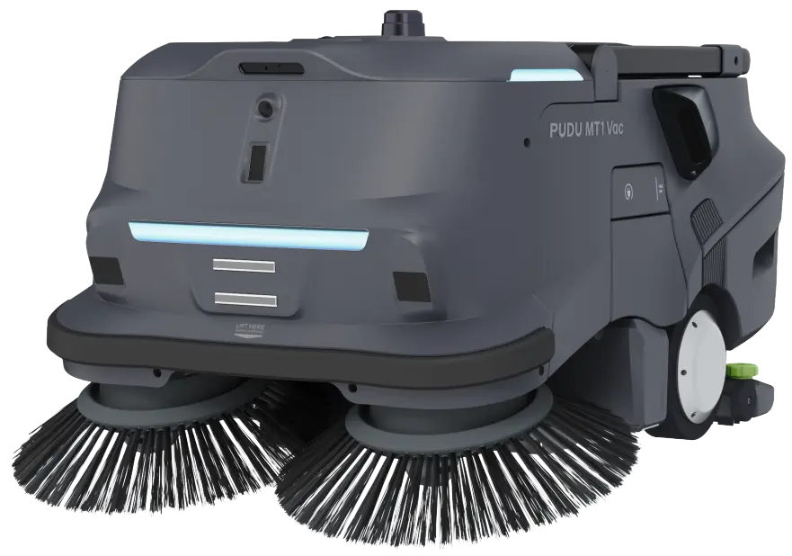 PUDU MT1 Vac robotic vacuum front view
