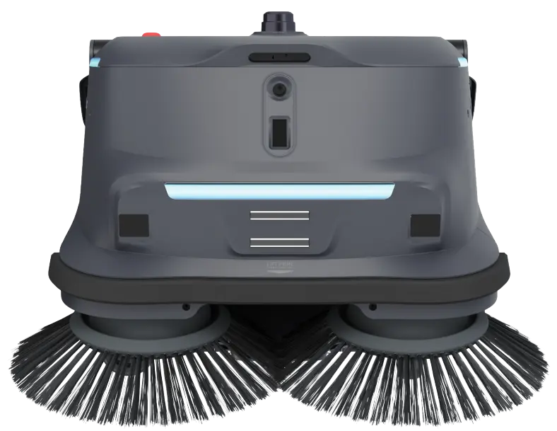 PUDU MT1 Vac robotic vacuum and sweeper back view