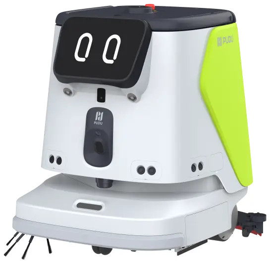 PUDU CC1 Pro Autonomous Cleaning Robot front view