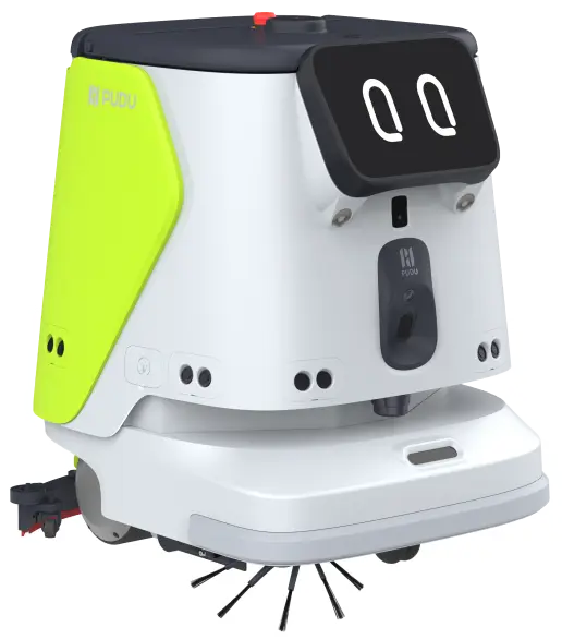 PUDU CC1 Pro Autonomous Cleaning Robot front angle