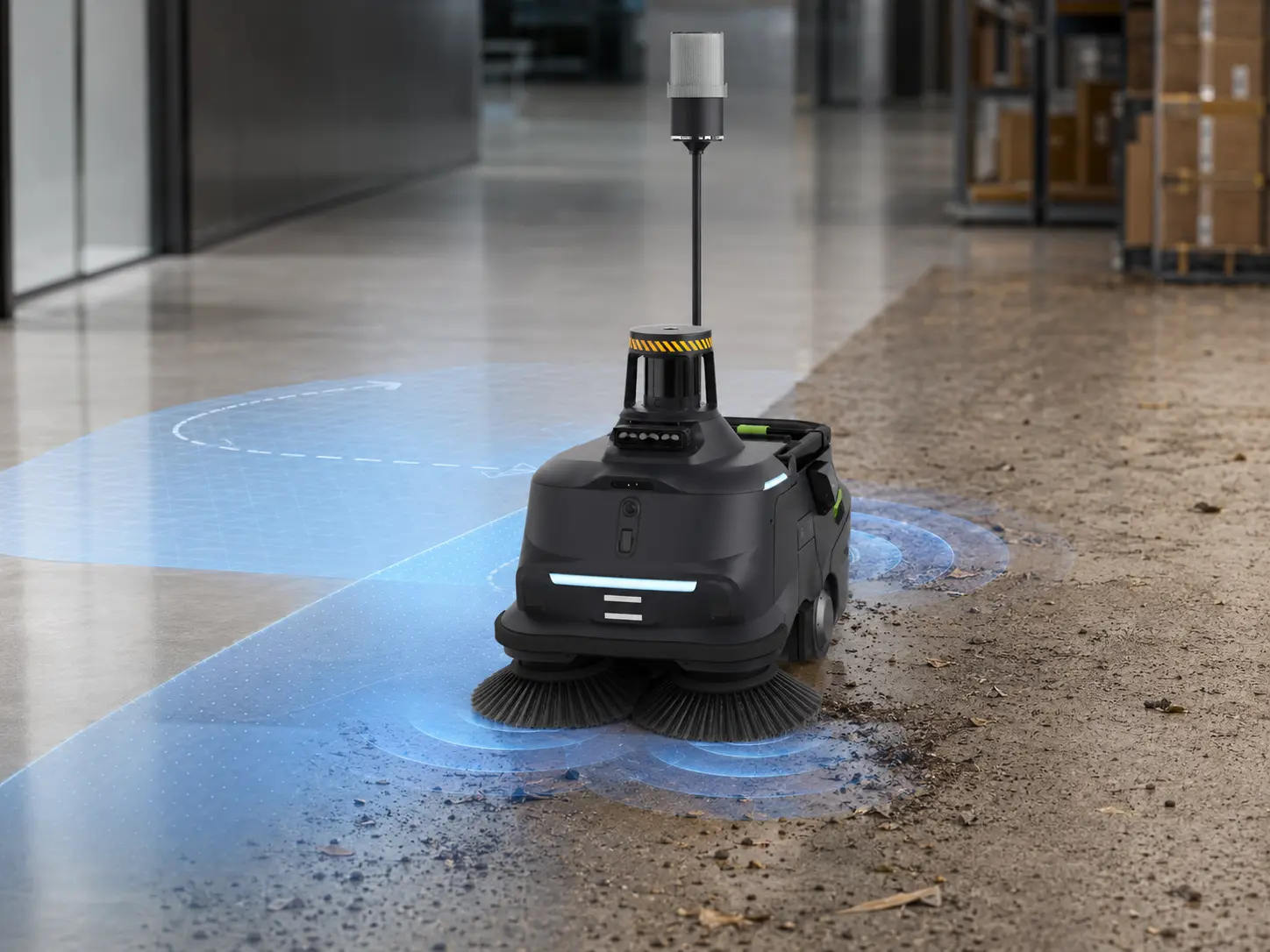PUDU MT1 Max smart obstacle avoidance