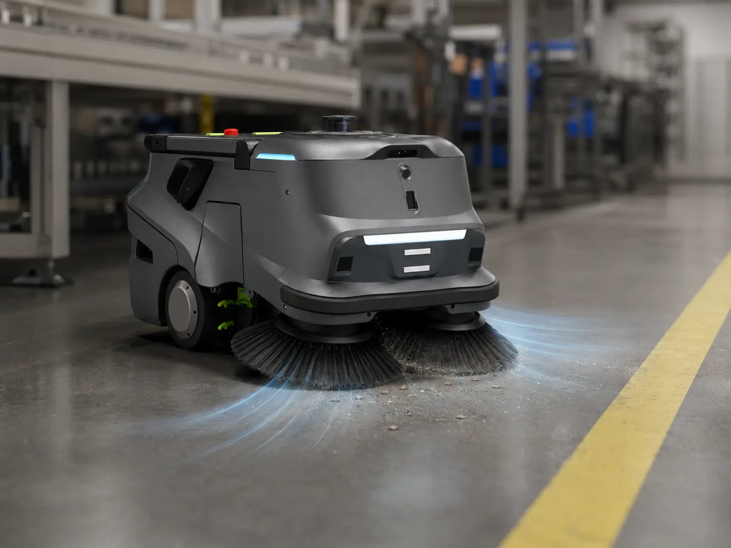 PUDU MT1 active dust control