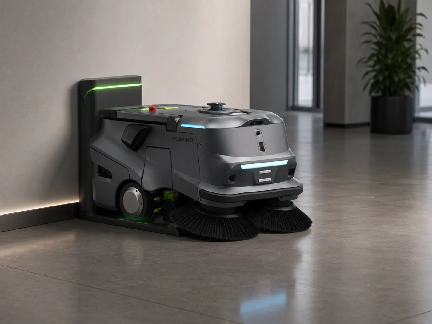 PUDU MT1 auto charging