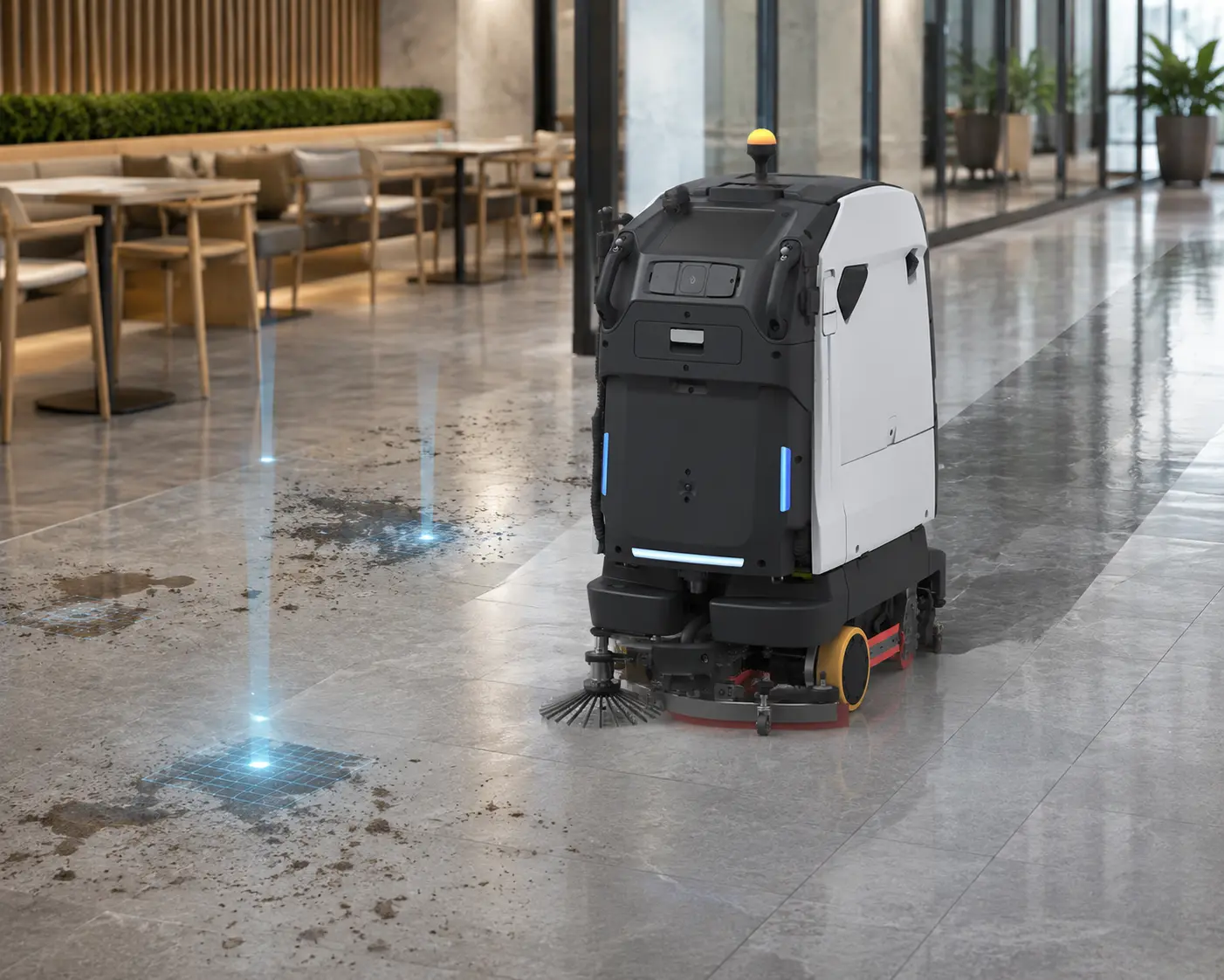 PUDU BG1 AI Magic Cleaning