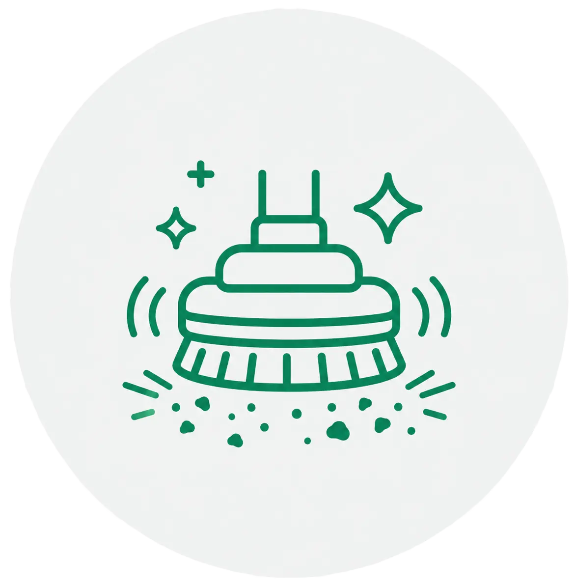 powerful scrubbing icon