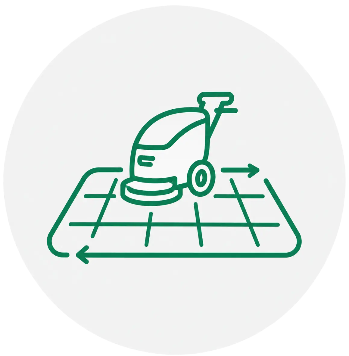 efficient area coverage icon