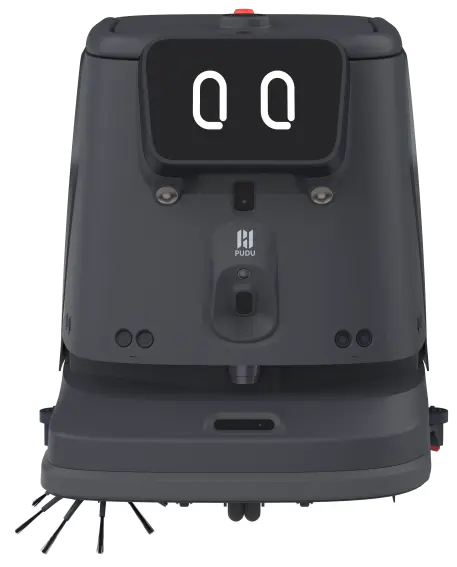 PUDU CC1 Pro Autonomous Cleaning Robot front angle