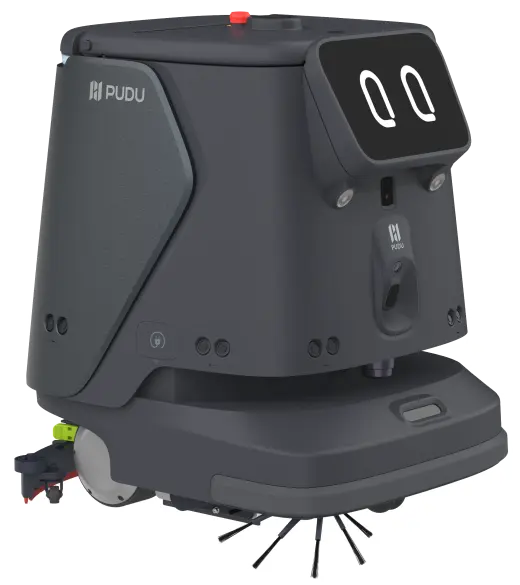 PUDU CC1 Pro Autonomous Cleaning Robot side view 2
