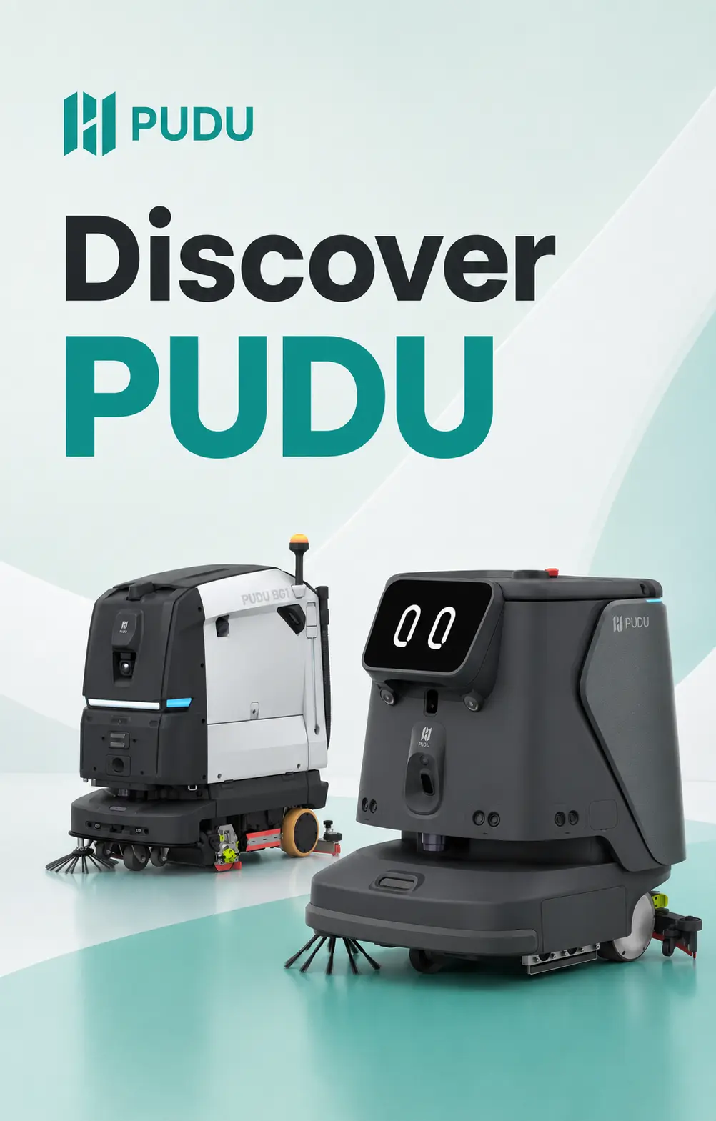 Discover PUDU commercial cleaning robots