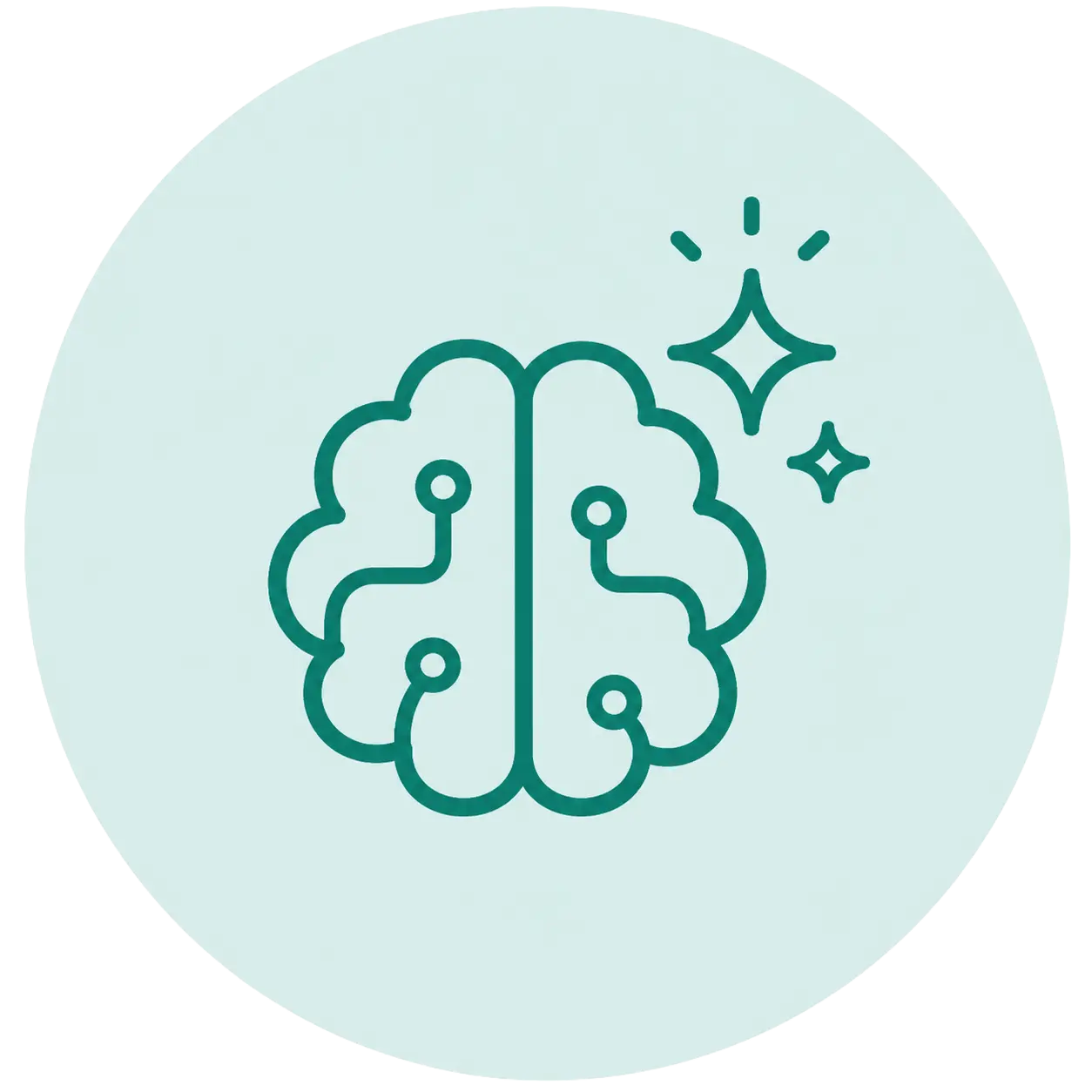 AI adaptive cleaning icon