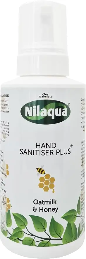 Nilaqua Oatmilk and Honey hand sanitiser, 500ml
