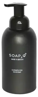 Soap2O Elegantly Eco Bottle, midnight black