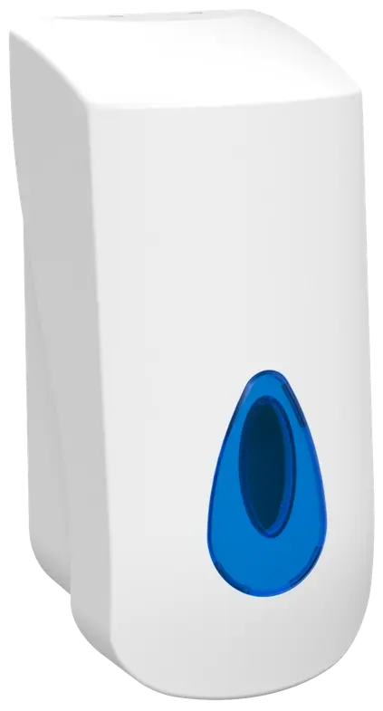 Modular 900ml foam soap dispenser, white and blue