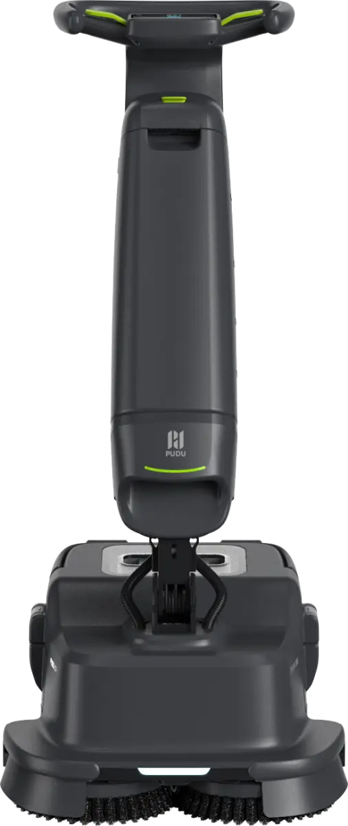 PUDU SH1 smart upright scrubber dryer front view