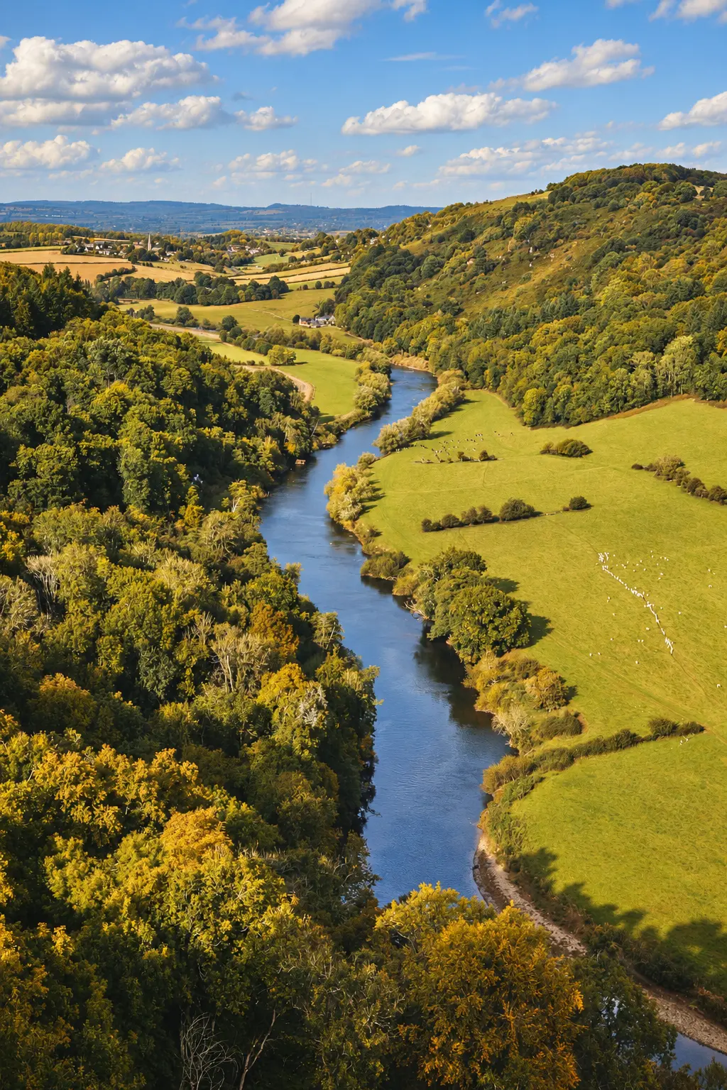 Symonds Yat and the River Wye in the Forest of Dean