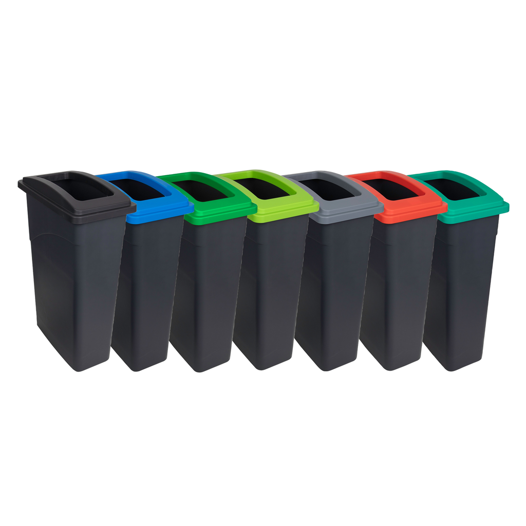 90L Recycling Wall Hugger with Lid 105210_1.webp