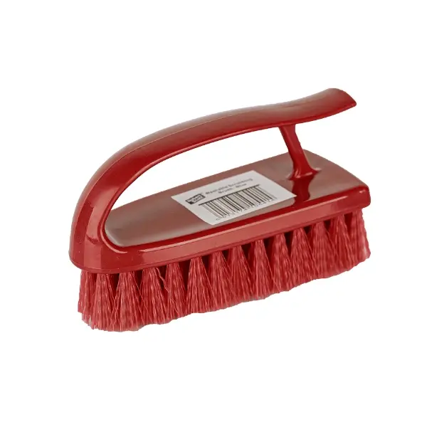 Washable Hand Brush Red - 15cm