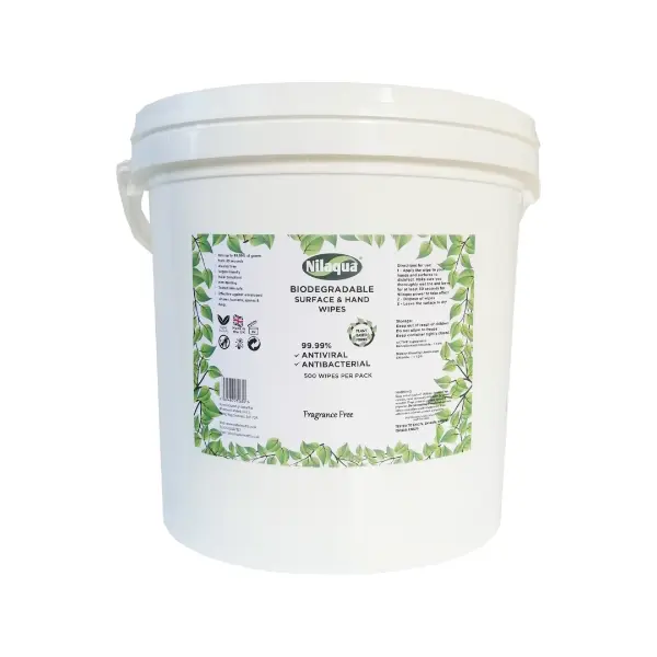 Hand and Surface Bio Wipes Tub Refill (Pack of 500)