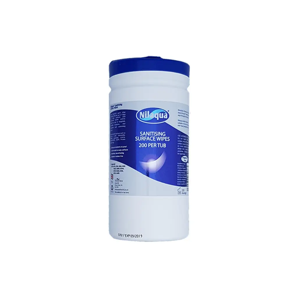Nilaqua Surface Disinfectant Wipes 6x200