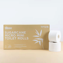 Tiboo Sugarcane Pure Micro Jumbo Toilet Rolls - 120m