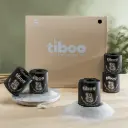 Tiboo Luxury Sugarcane Toilet Rolls - Case of 40 (Black)