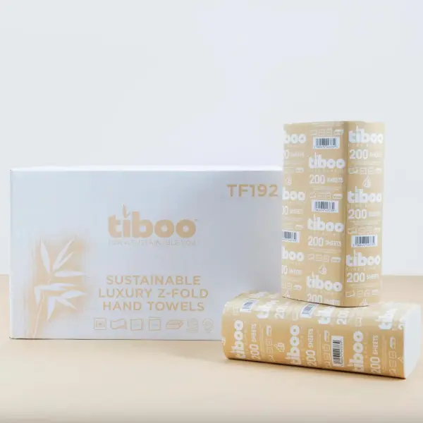 Tiboo Sugarcane 3000 Z Fold Hand Towels