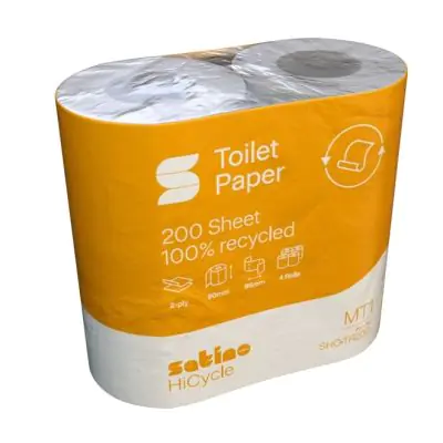 100% Recycled Toilet Roll 320 Sheet - Pack of 36