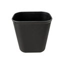 12L Rectangular Plastic Waste Bin Black