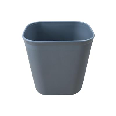 12L Rectangular Plastic Waste Bin Grey