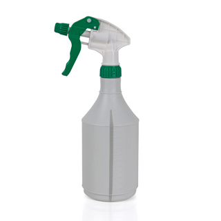 Recycled Bottle With Green Trigger Head - 750ml