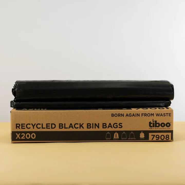 Standard Black Refuse Sack - Case of 200