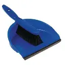 Professional Dust Pan & Brush Set Soft - Blue