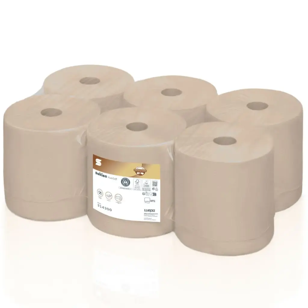 Puresoft Ecolabel Blue Angel Towel Roll 2 ply - Case of 6