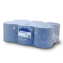 Embossed Centrefeed Blue Roll - 6 x 150m