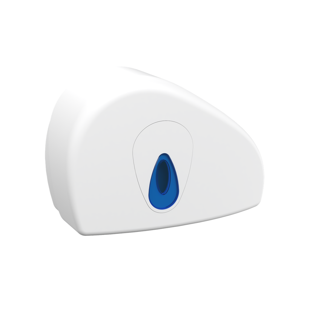 Modular Mini Stub Roll Dispenser (White)