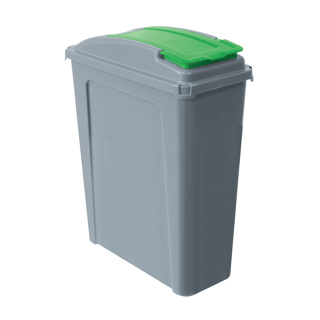 Eco Waste Recycling Bin 25L & Lid Green