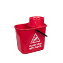 15L Recycled Professional Bucket & Wringer Red