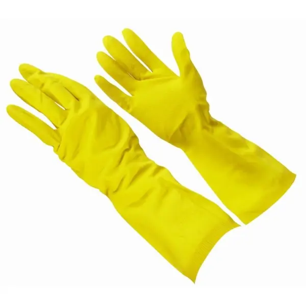 Household Gloves Medium Yellow