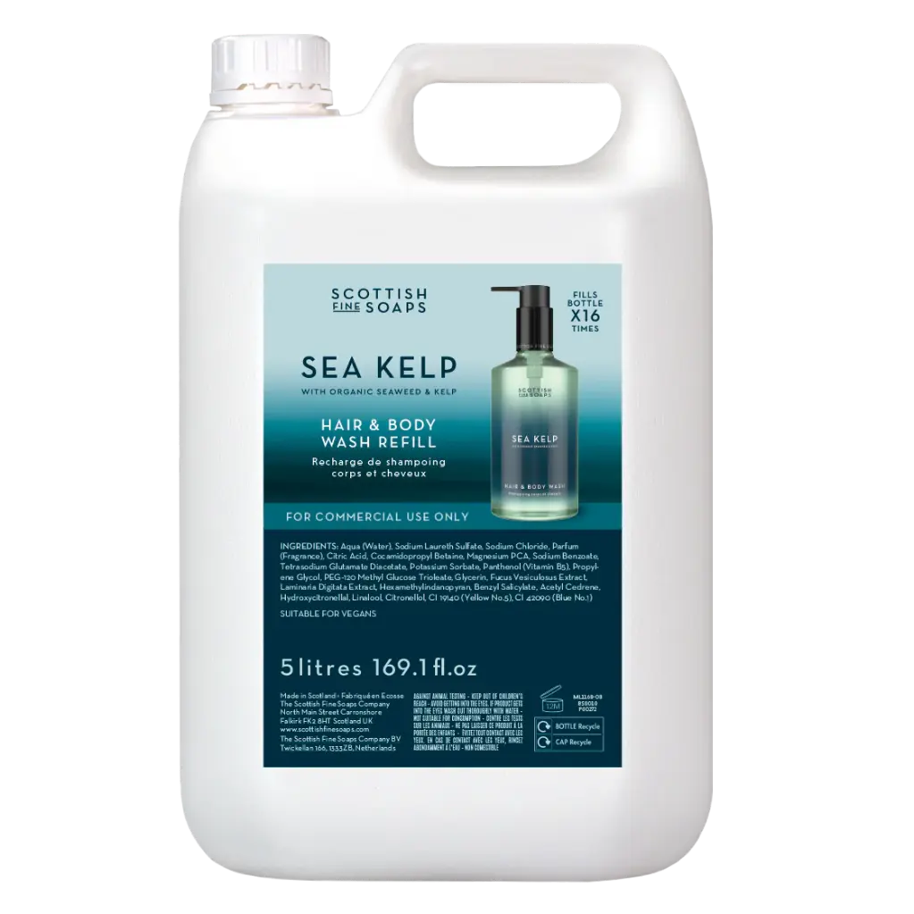 Sea Kelp Hair & Body Wash Refill Bottle 2x5 Litre