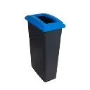 Recycling Wall Hugger Bin 90L & Lid - Blue