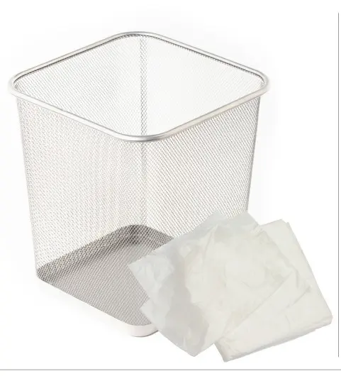 Heavy Duty Square Bin Liners - White/Clear - 500