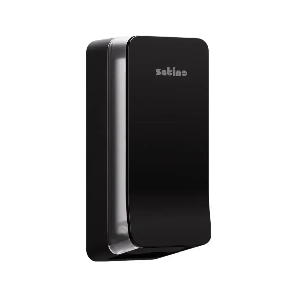 Satino Single Sheet Toilet Paper Dispenser - Black