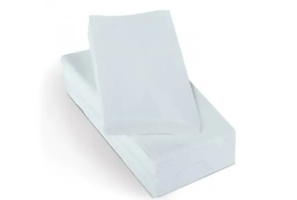Tiboo Airlaid Hand Towels White 10 x 50 Pack