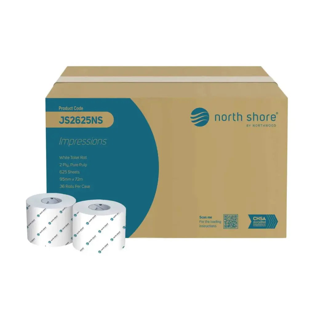 North Shore Pure Pulp Toilet Rolls - 36 Rolls