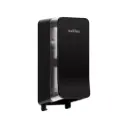 Satino System Twin Roll Toilet Paper Dispenser Black
